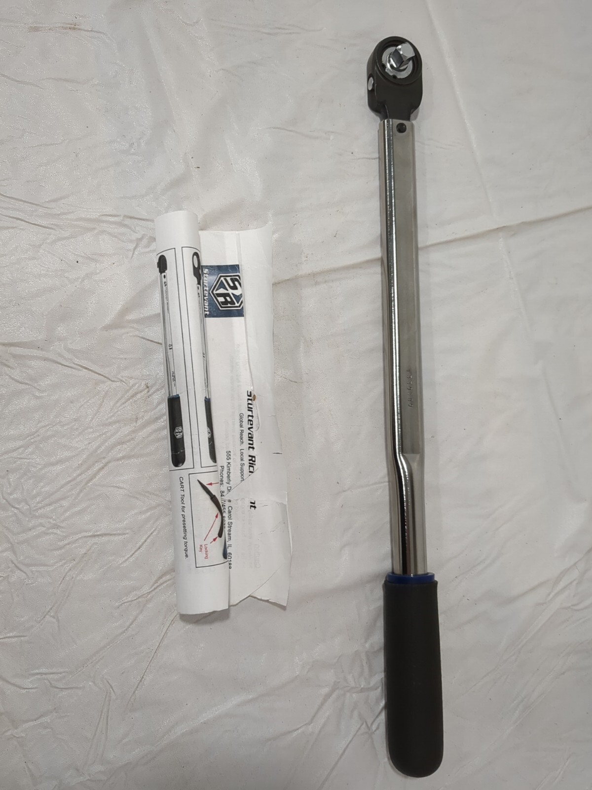 STURTEVANT RICHMONT Torque Wrench: 0.38" Square Drive, Inch Pound & NewtonMeter