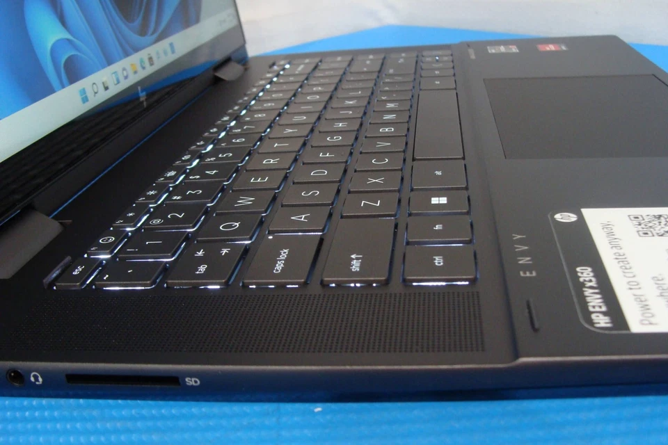 HP ENVY x360 15-ey0023dx 15.6"FHD Touch AMD Ryzen 7 2GHz 12GB 512GB 100% Battery - Image 3 of 4