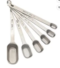 Mrs. Anderson’s Baking Spice Measuring Spoons, 6-Piece Set Heavy Weight 18/8