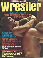 SEPTEMBER 1974 THE WRESTLER WRESTLING MAGAZINE JACK BRISCO FUNK RIVERA TOLOS NWA