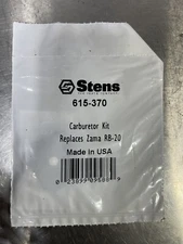 STENS 615-370 CARBURETOR KIT REPLACED ZAMA RB-20