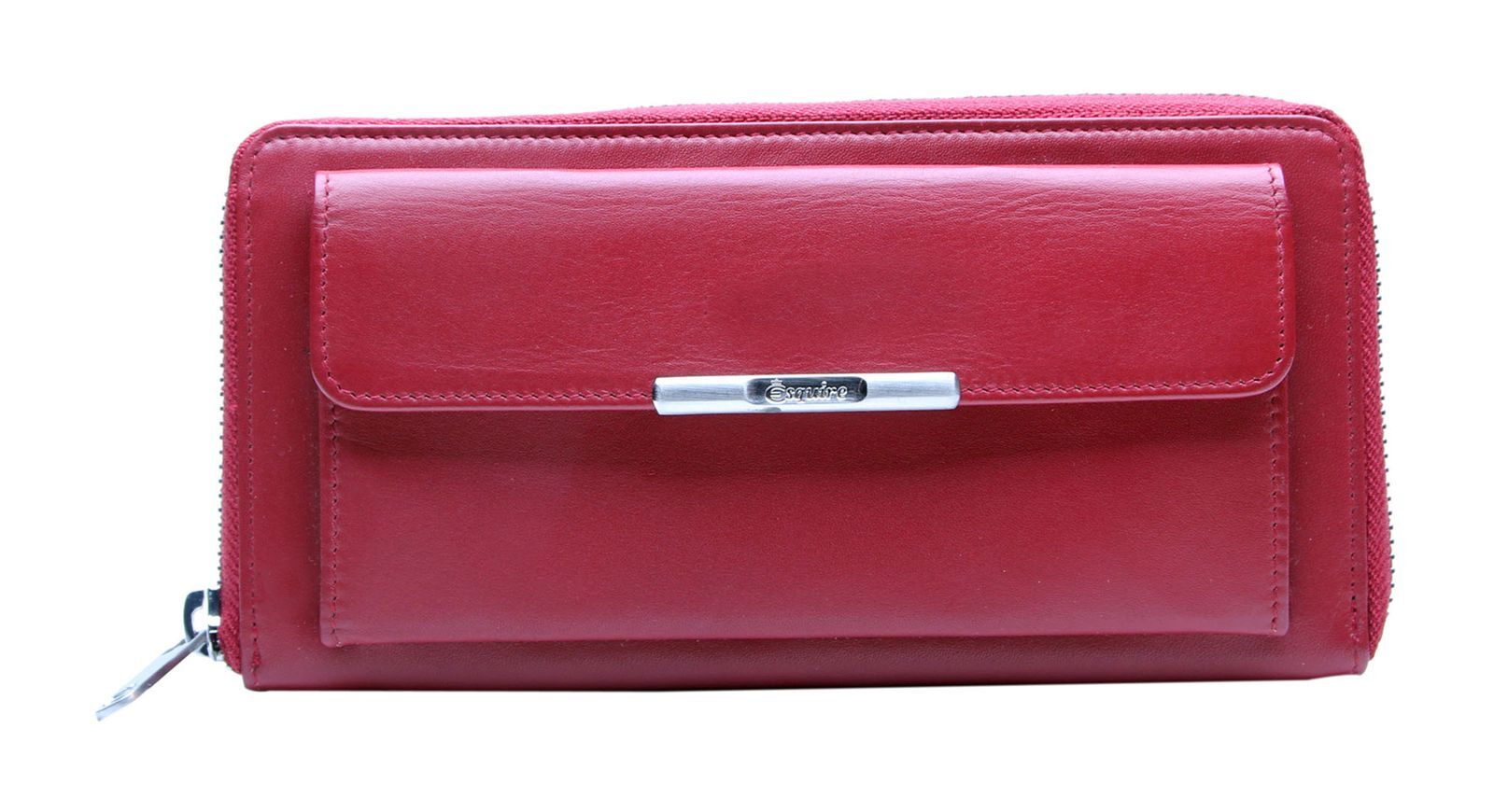Esquire purse Helena Zip Around Wallet Red