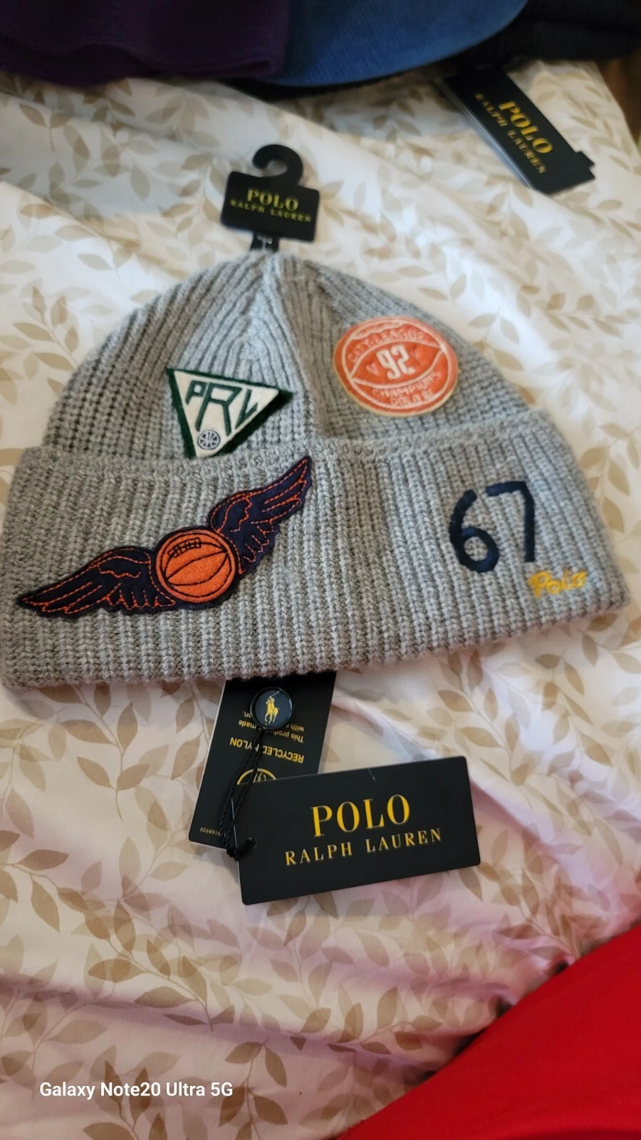 POLO RALPH LAUREN ATHLETIC PATCH 67 BEANIE