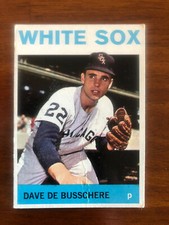 1964 Topps #247 DAVE DeBusschere Chicago White Sox (crease)** $0.99 SHIPPING**