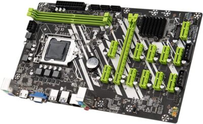 B250 BTC Mining Motherboard 12 GPU Slot SODIMM LGA 1151 DDR4 SATA3.0 USB3.0
