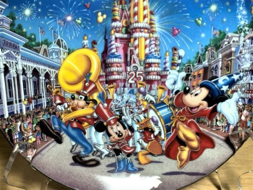 RARE COMPLETE SET 12 DISNEYLAND 25TH ANNIVERSARY COLLECTORS PLATES DISNEY * NEW - Picture 5 of 12