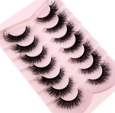 Cat Eye Eyelashes 3D Natural False Lashes 7 Pairs Mink Soft Extension Makeup 6