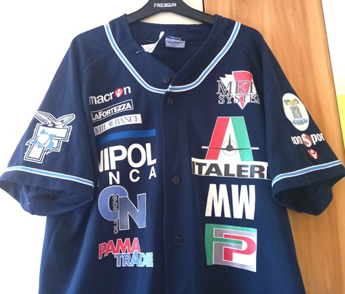 Match Worn Baseball Fortitudo Bologna #12 Landuzzi Macron T-Shirt Size xxl - 第 5/11 張圖片