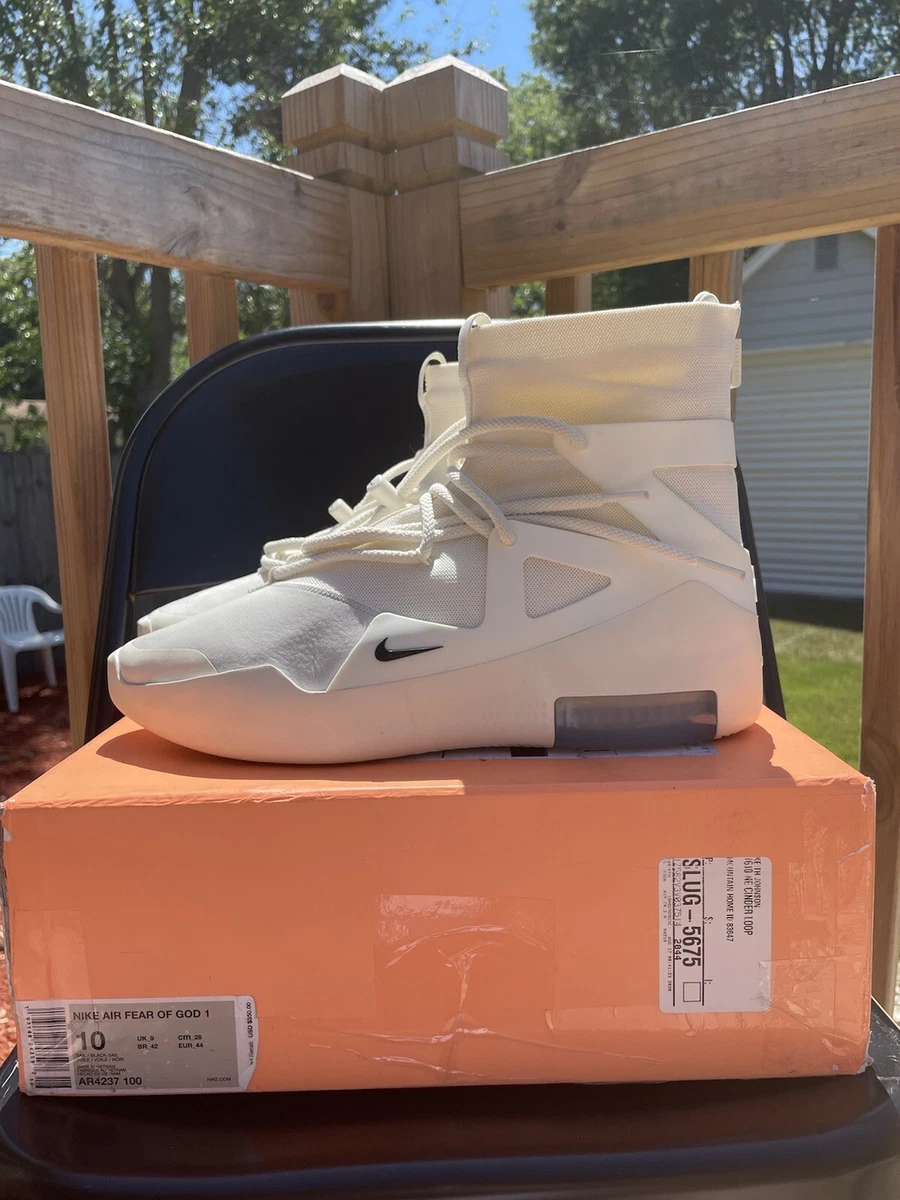 Nike Air Fear Of God 1 Sail Black