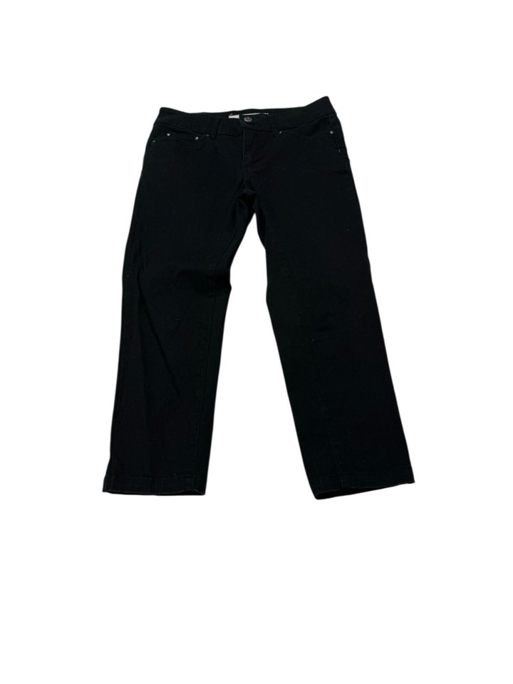 Target Womens Size 10 Black Crop Jeans Good Condition