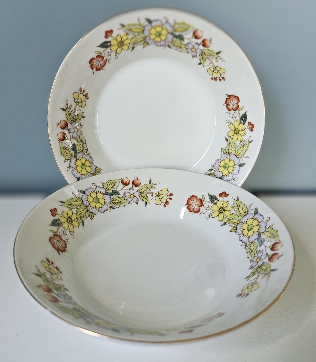 2Signature Collection ORIENTAL GARDEN 118 Select Fine China (2) Soup/Salad  Bowls