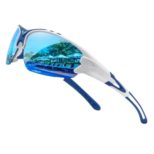 MCM Blue MW0001 90X Shield Sunglasses | eBay display picture 2