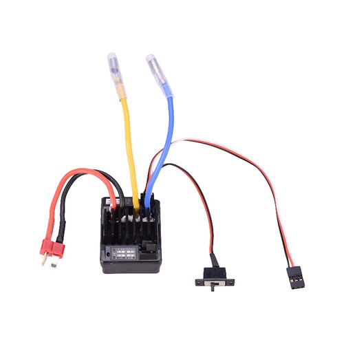 60A Brushed ESC Waterproof Speed Controller for 1/10 RC Car 2S LiPo Battery - Picture 5 of 11