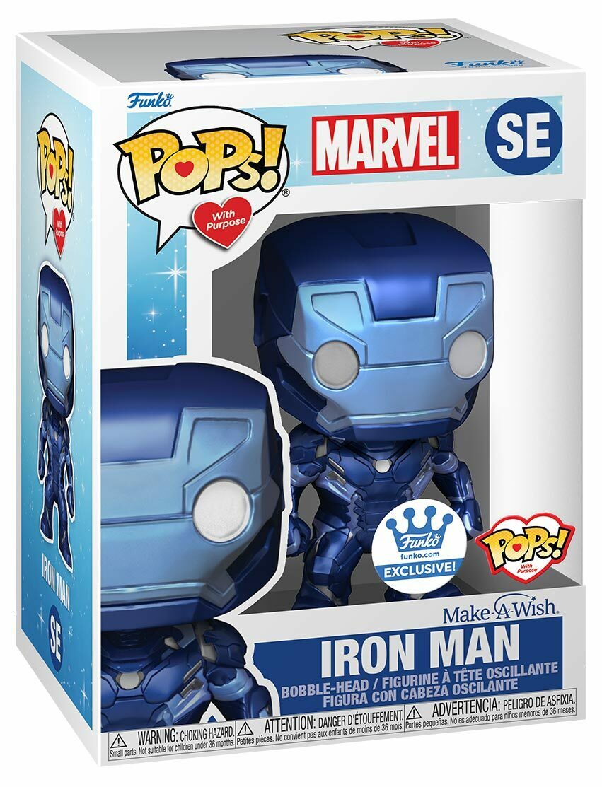 Funko POP! With Purpose Marvel #SE Iron Man (Make-A-Wish