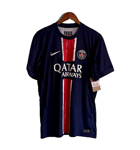 NWT Nike PSG 2024-25 Bradley Barcola Home Jersey #29 Men's L Paris Saint Germain