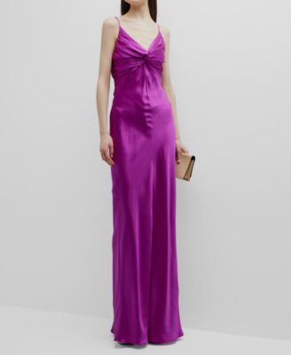 $1315 Tove Women's Purple Silk V-Neck Front-Twist Athena Maxi Dress Size 34 | eBay $1315 Tove Women's Purple Silk V-Neck Front-Twist Athena Maxi Dress Size 34 | eBay