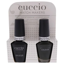 Cuccio Match Makers 2 Pc Set - Glassgow Nights- 0.43oz Colour Nail Polish & More