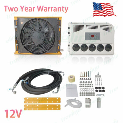 Treeligo 12V Split Under Dash Air Conditioning Kit Universal for Car Truck