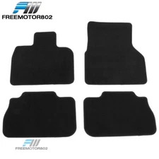 Fits 22-24 BMW I20 iX Auto Car Front Rear Floor Mats Carpets Nylon 4PCS Black