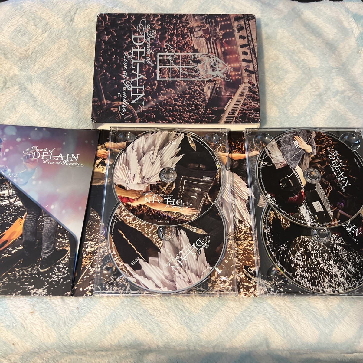 DELAIN A Decade Of Live At Paradiso JAPAN Blu-ray + DVD & 2CD! 4