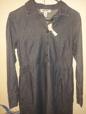 Nine West Jeans Blue Denim Midi Dress Size XS