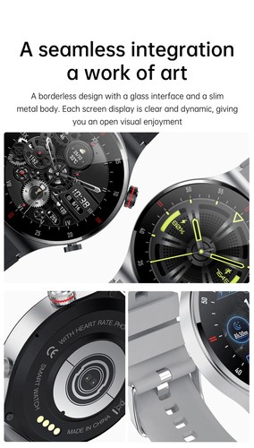 GPS ECG+PPG Bluetooth Call Smart Watch Men 2024 Sports Bracelet NFC Waterproof - Picture 16 of 29