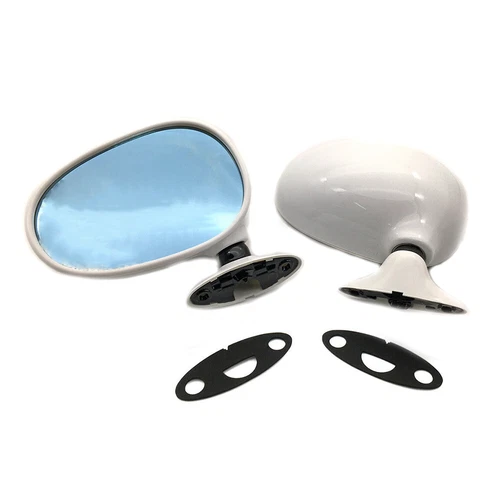 Door Wing  MAZDA MIATA MIRROR 90~2004 MX5 MK1 Anti-Dazzle Blue Glass White