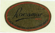 Rocamar Hotel Las Palmas Canary Islands Vintage Luggage Label