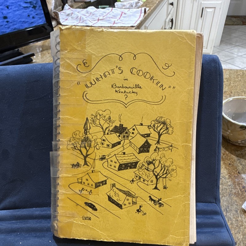 What’s Cookin’ in Barbourville, Kentucky Spiral-Bound Cookbook - Original Paper