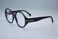 NEW TOM FORD TF 5967-B 001 SHINY BLACK AUTHENTIC EYEGLASSES FRAMES 53-18