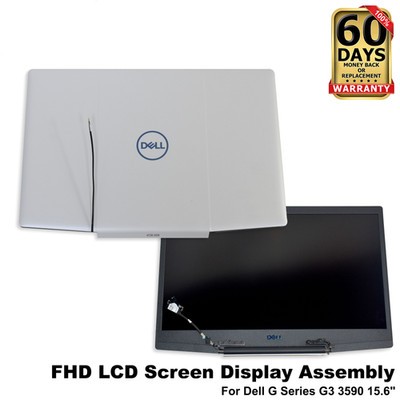 Genuine Dell G Series G3 15 3590 15.6'' FHD LCD Screen ASSY White Non-Touch 3K7CP