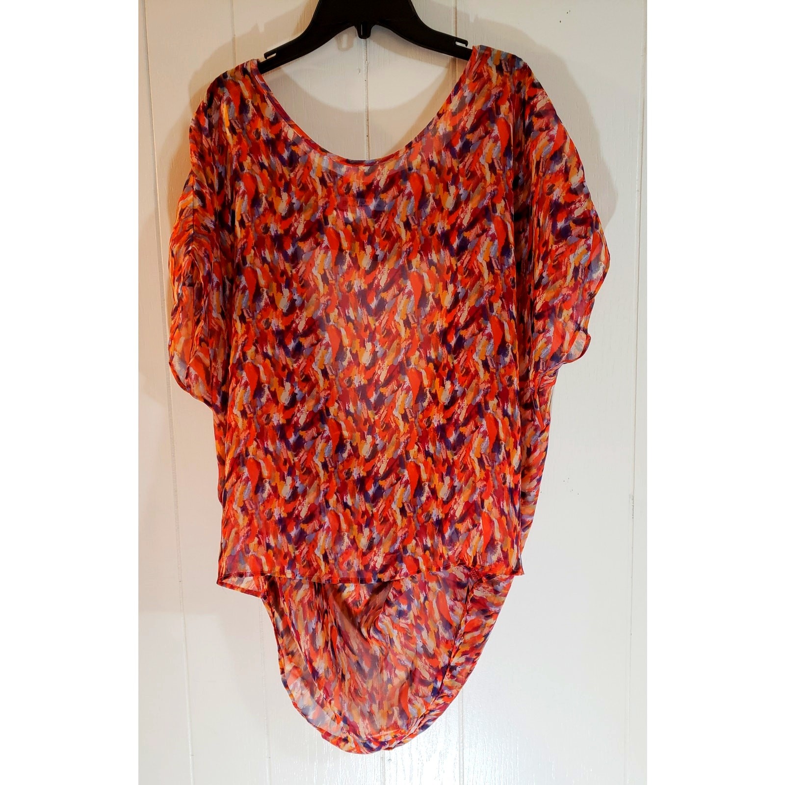 BCBGeneration size large hi low multicolored shee… - image 1