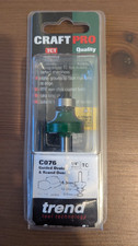 Image of Trend C076X1/4TC CraftPro Guided Ovolo Roundover Router Cutter 6.3mm Radius