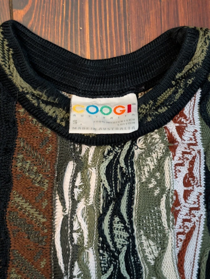 Vintage Coogi Australia Sweater Tag Small See Measurements For Fit - Image 3 of 4