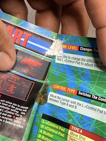 Vertical Force- Virtual Boy Game Plus Water Damaged Manual