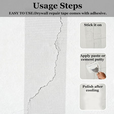 Drywall Mesh Tape, 6IN X 90FT 100 Fiberglass 8 Mesh Drywall Repair Joint Tap...