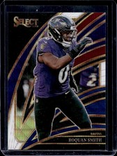 2025 Panini Select Roquan Smith Club Level Tri-Color Prizm #/249 Ravens