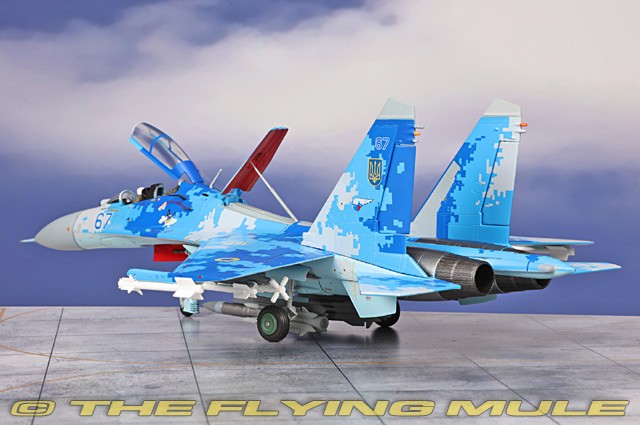 JC Wings 1:72 Su-27UB Flanker-C Ukrainian Air Force 831st Tactical