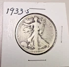 1933-S Walking Liberty Silver Half Dollar San Francisco Mint