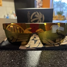 Heatwave Rimless Sunglasses Quatro Gold - UV400 Protection