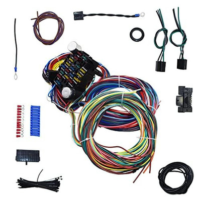 A-Team Performance 21 Standard Circuit Universal Automotive Wire Harness Kit - F