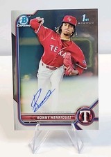 2022 Bowman - Chrome Prospect Autographs Ronny Henriquez #CPA-RH (AU, RC)