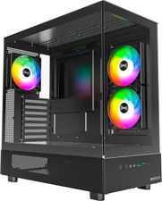 MONTECH XR-B, ATX Mid-Tower PC Gaming Case, 3x120mm ARGB PWM Fans Black