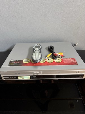 SONY DVD/VHS Combo RDR-VX500 - VCR Plus & DVD Recorder + Harmony Remote & Cables