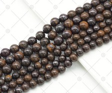 Genuine Iron Opal Round Smooth Beads, Sku U1190