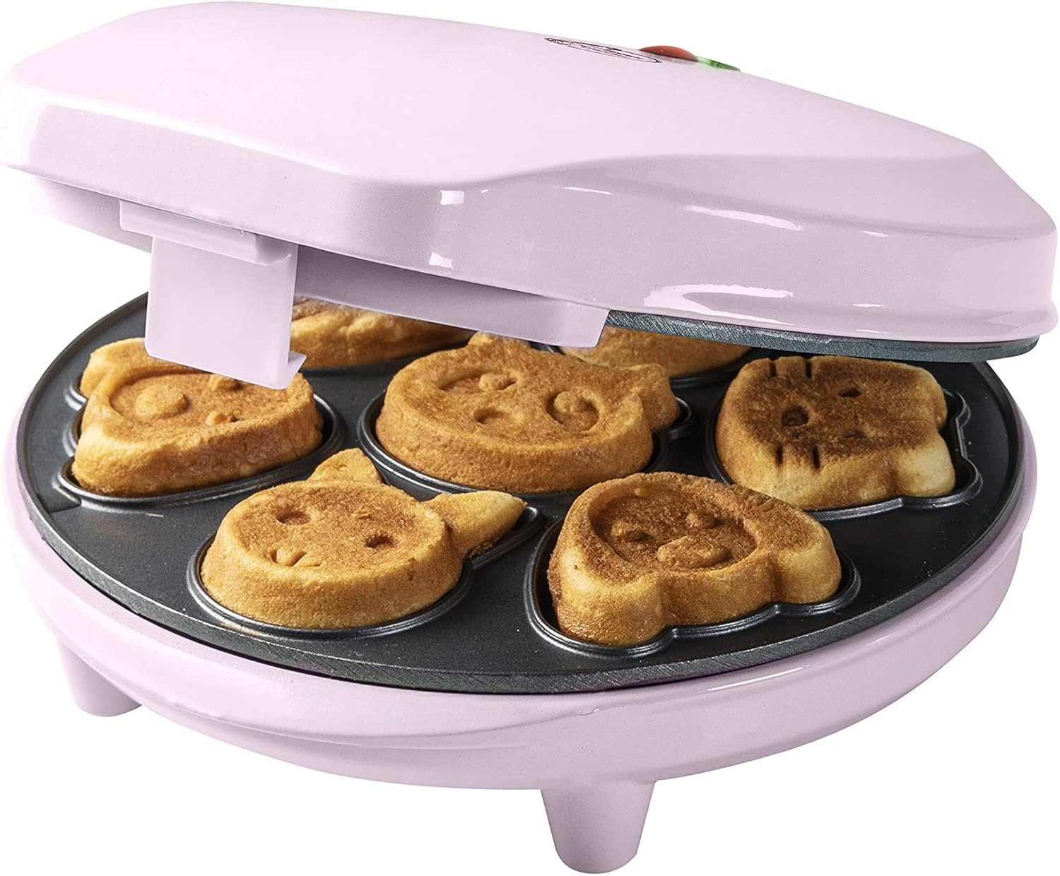 Waffle Maker Animali: Piastra per Mini Biscotti a Cialda Antiaderente - 1