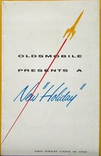 1955 Oldsmobile Holiday 88 Super 88 98 Color Sales Folder Original