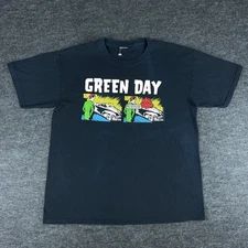 VTG Green Day Shirt Men’s Black L Boy Now She’s Purring Like a Kitten Tee 2008