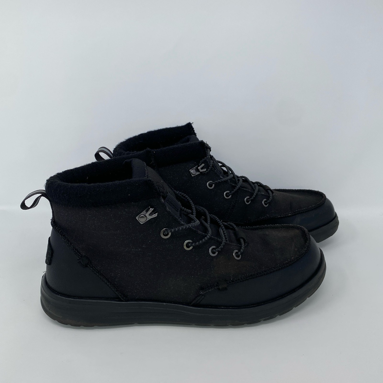 Hey Dude Bradley Work CE Boots Black Men’s 10 EH SR