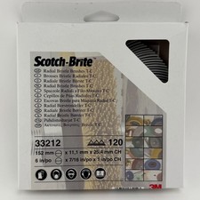 3m Scotch-brite Radial Bristle Brush T-c P120 6 X 716 X 1 33212 New Oem